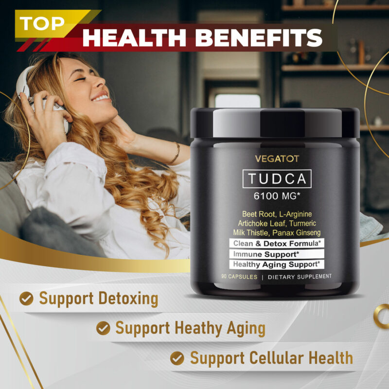 VEGATOT TUDCA (Tauroursodeoxycholic Acid) 6,100MG/Seving *USA Made